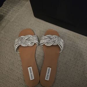 Steve Madden Silver Women's Sandals